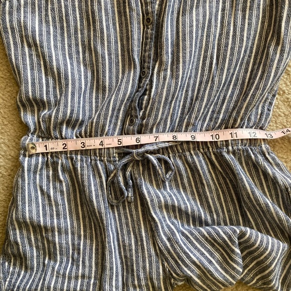 Old Navy Gingham Striped Button-down Romper - Picture 13 of 13